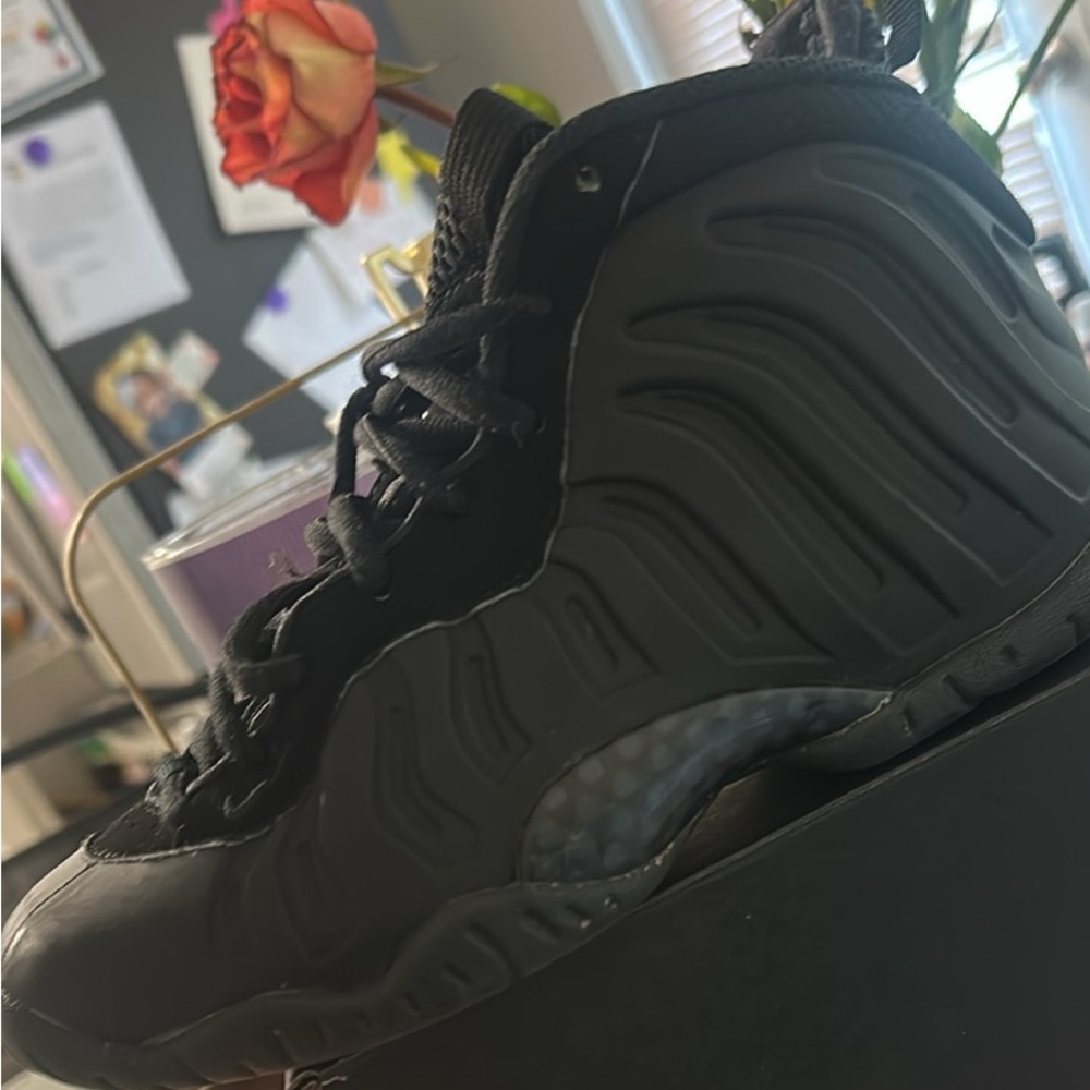 Kids Black High-Top Sneakers